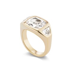 Brent Neale 2.44 Carat Cushion Brilliant Cut Diamond Engagement Ring