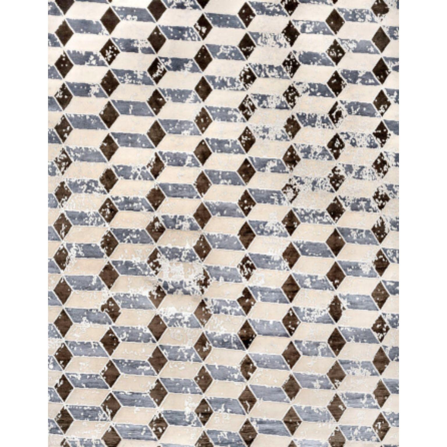 BRERA-Teppich von Illulian
Abmessungen: T300 x H200 cm 
MATERIALIEN: Wolle 50%, Seide 50%
Je nach MATERIAL und Größe sind verschiedene Varianten möglich und die Preise können variieren.

Illulian, eine historische und prestigeträchtige Teppichmarke,