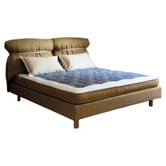 "Brera" Sleeping System, Loro Piana Interiors Upholstery, Handmade in Italy