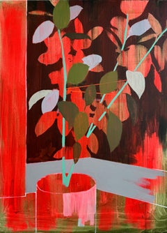 "Gebunden"  Acryl auf Leinwand