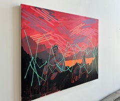 "El Diablo"  acrylic on canvas mounted on wood panel