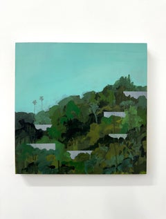 "Étude Hyperion acrylique sur toile sur panneau de bois
