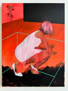 "Journey Home" (retour à la maison) acrylique sur toile