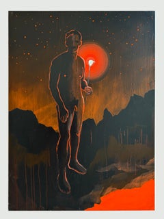 "Prayer For A Peaceful Heart"  acrylic on canvas