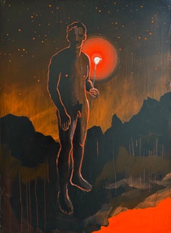 „Gebet für ein friedliches Herz“  Acryl auf Leinwand