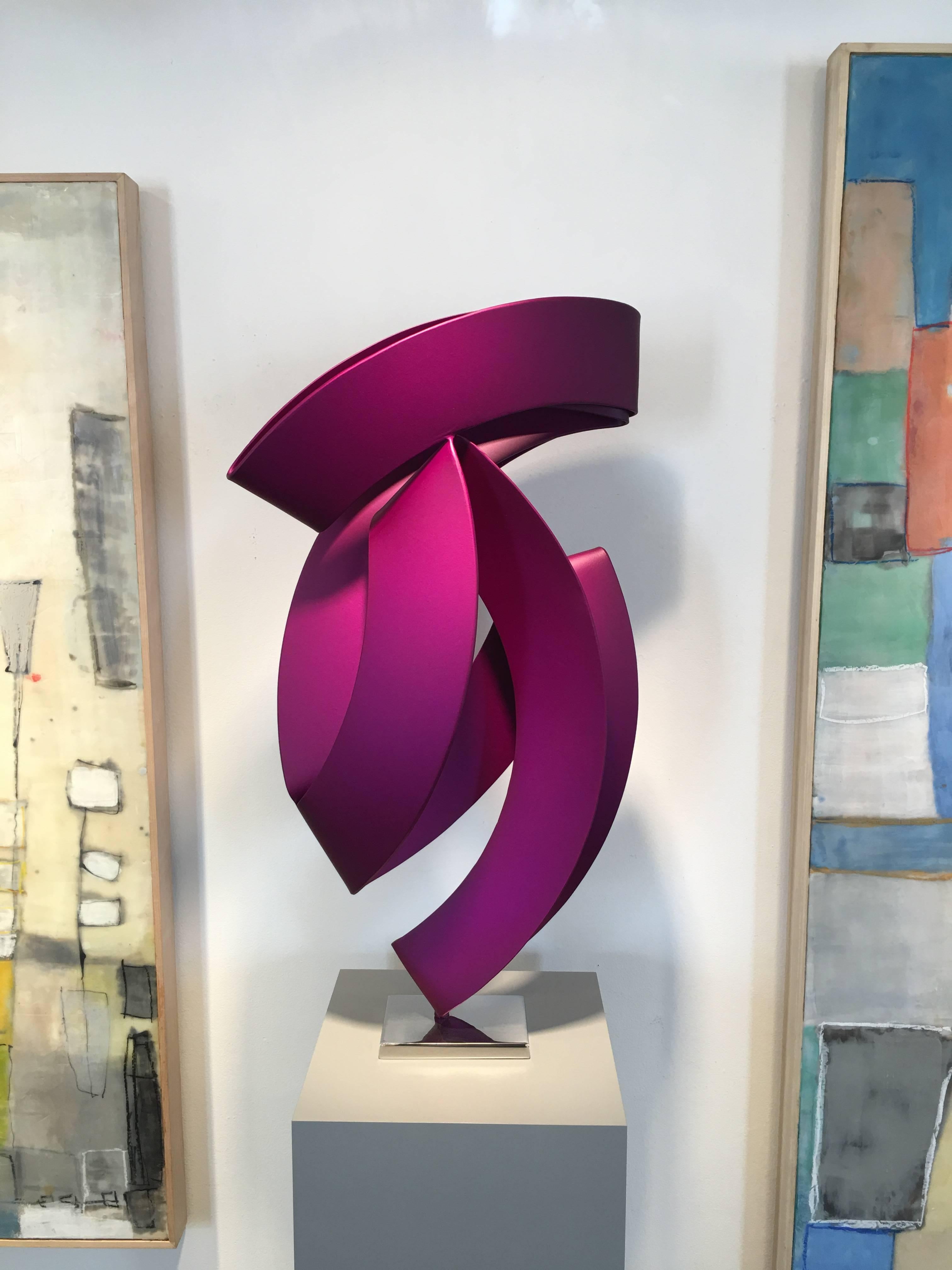 Purple Haze - Abstract Sculpture by Bret Price