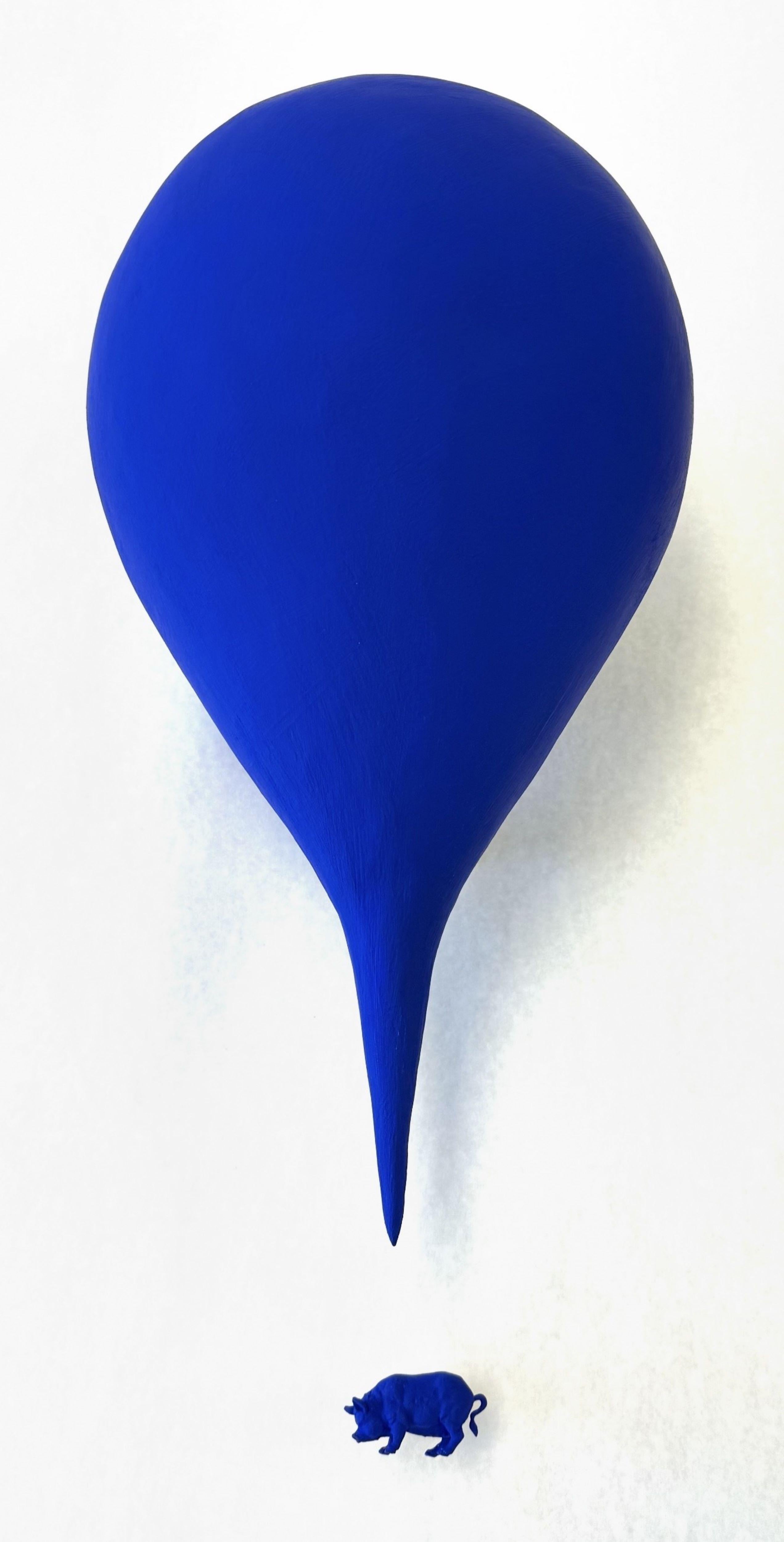 Exclamation Pig - Mixed Media Art by Bret Reilly