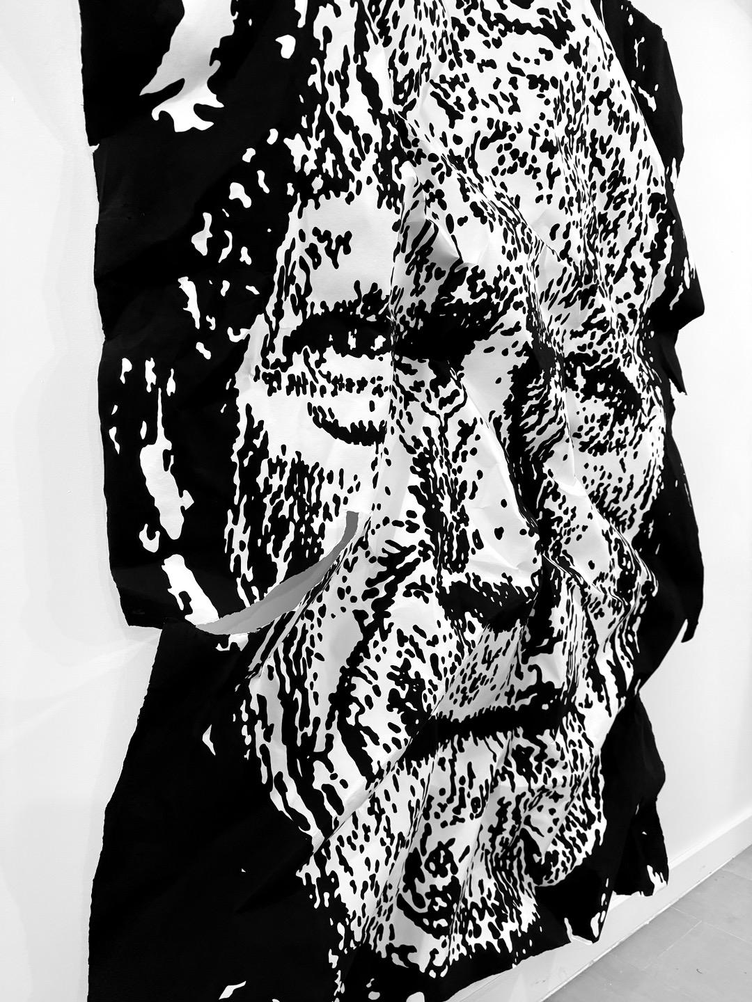 Eastwood - Portrait Painting Grigio di Bret Reilly