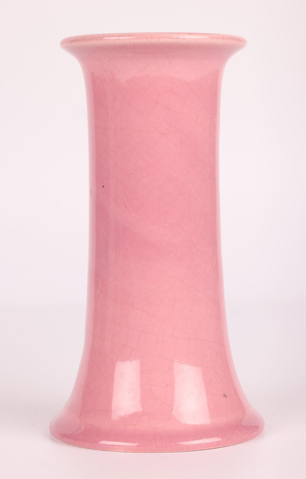 Bretby Arts & Crafts Pink Glazed Art Pottery Vase 2