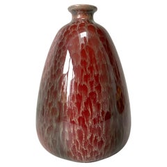 Bretby High Fired ‘Flambe’ Glazed Art Nouveau Vase By Henry Tooth