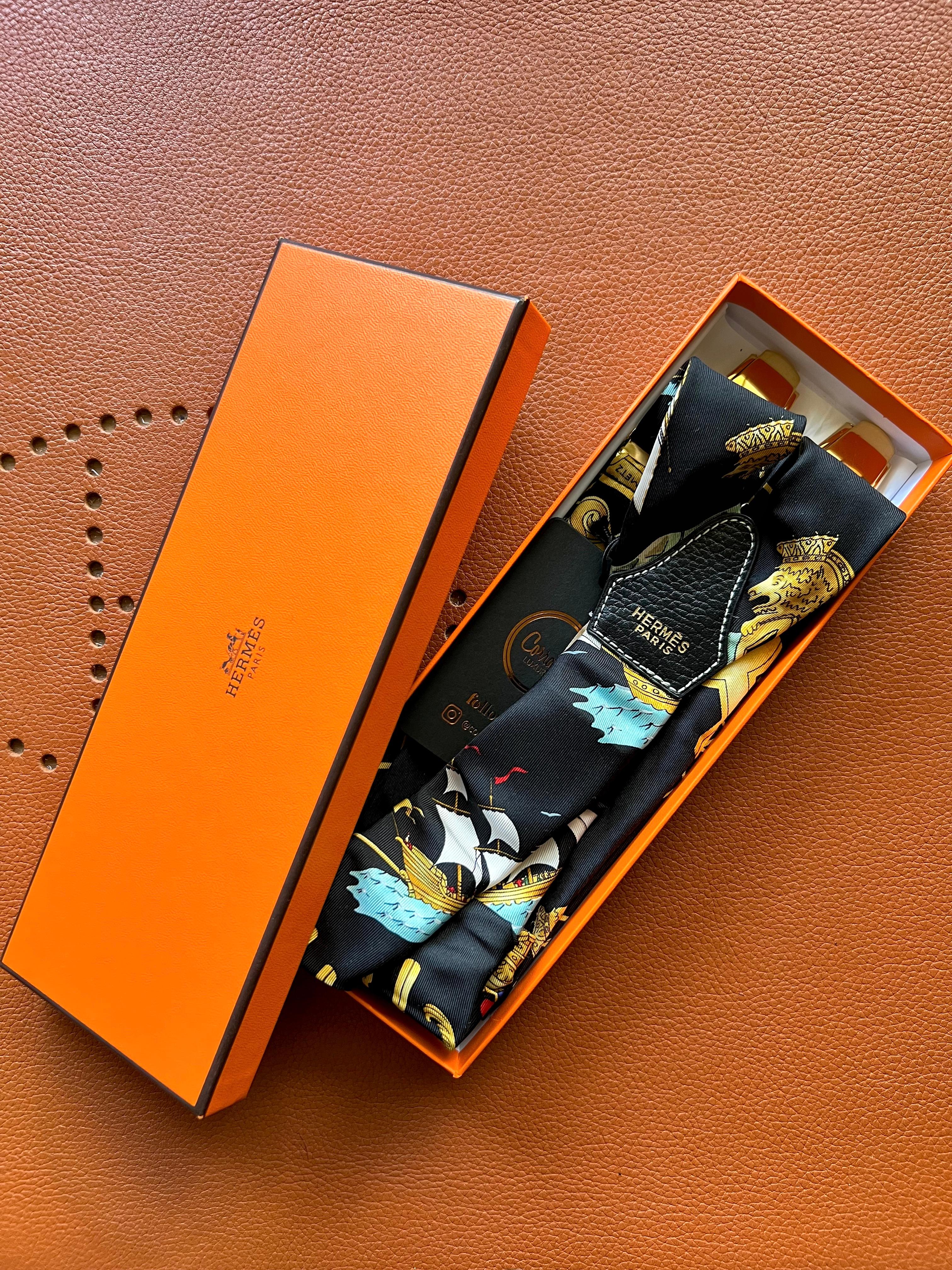 Bretelle seta HERMÈS For Sale 4