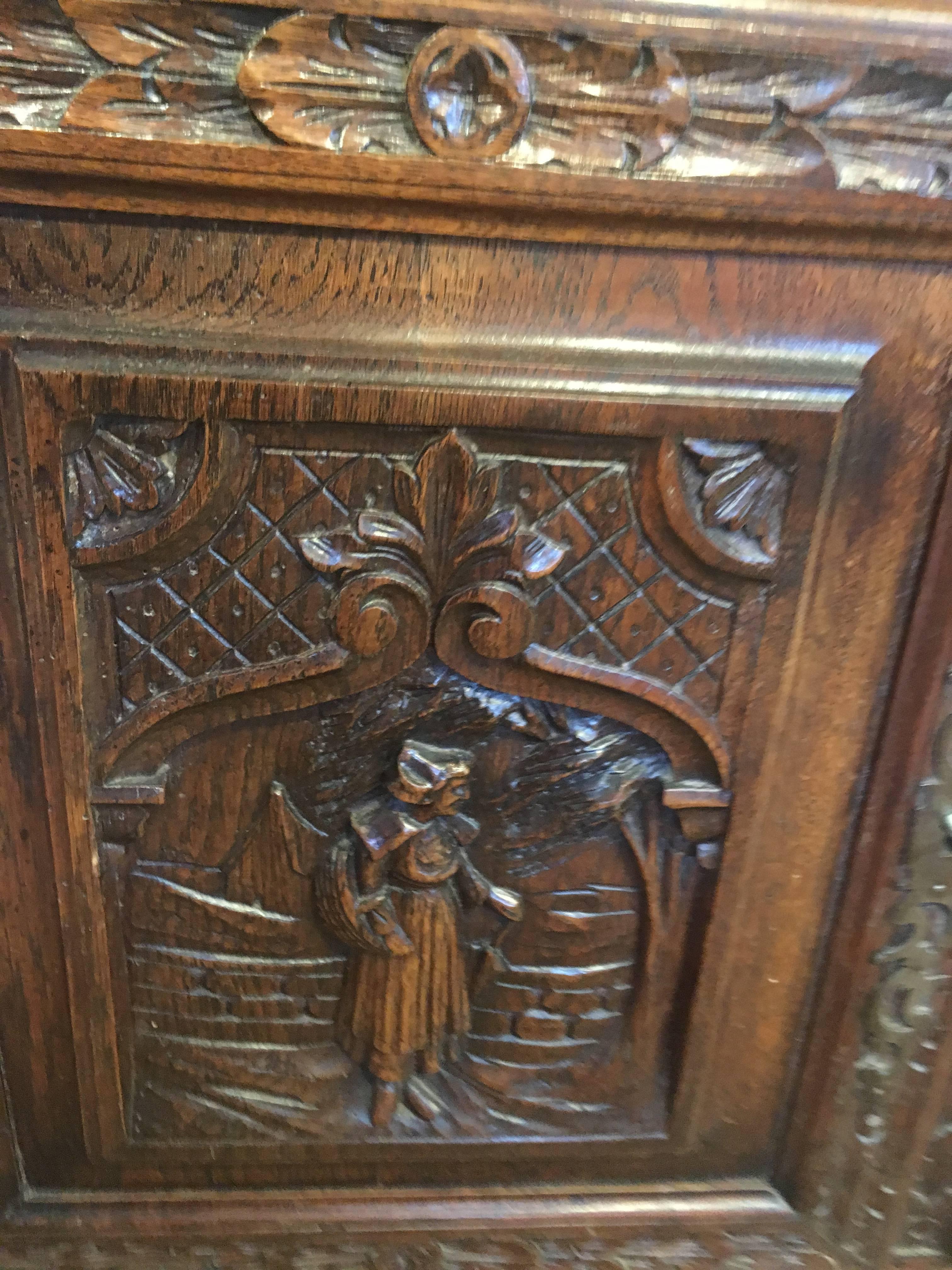 Breton Oak Side Cabinet 5