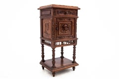 Breton Style Bedside Table, France, Around 1880
