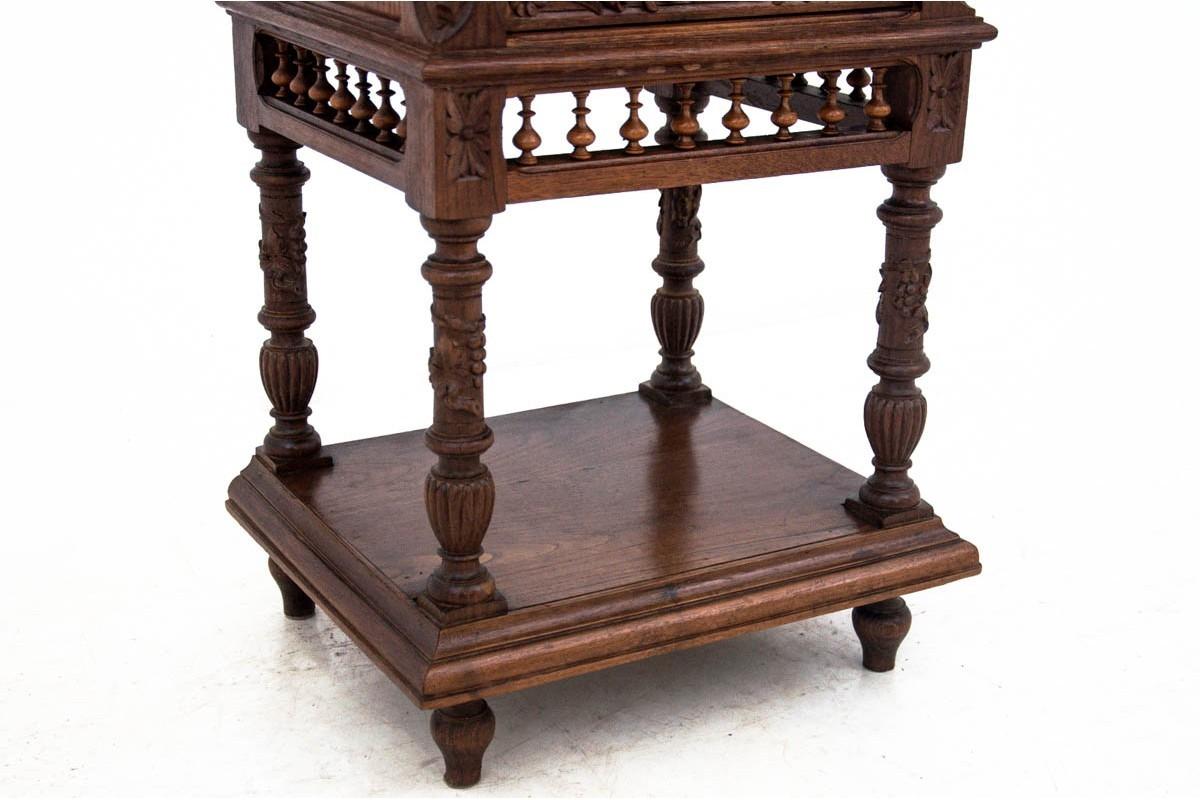 Breton Style Bedside Table, France, Around 1880 2