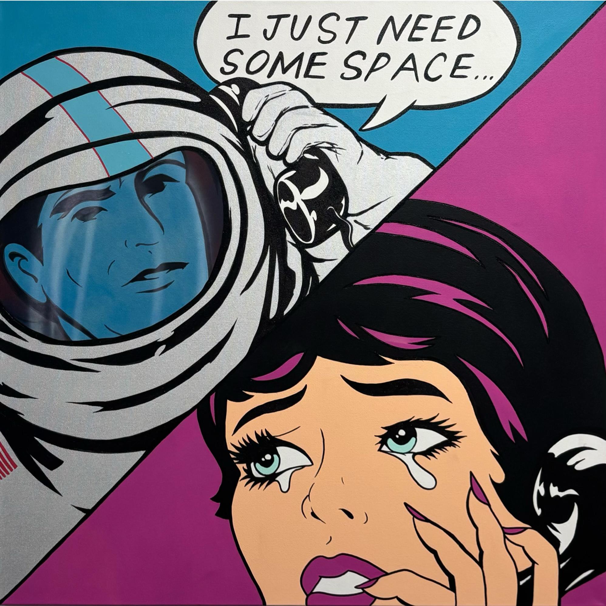 L'espace - Mixed Media Art de Brett Hammond - Pop Art