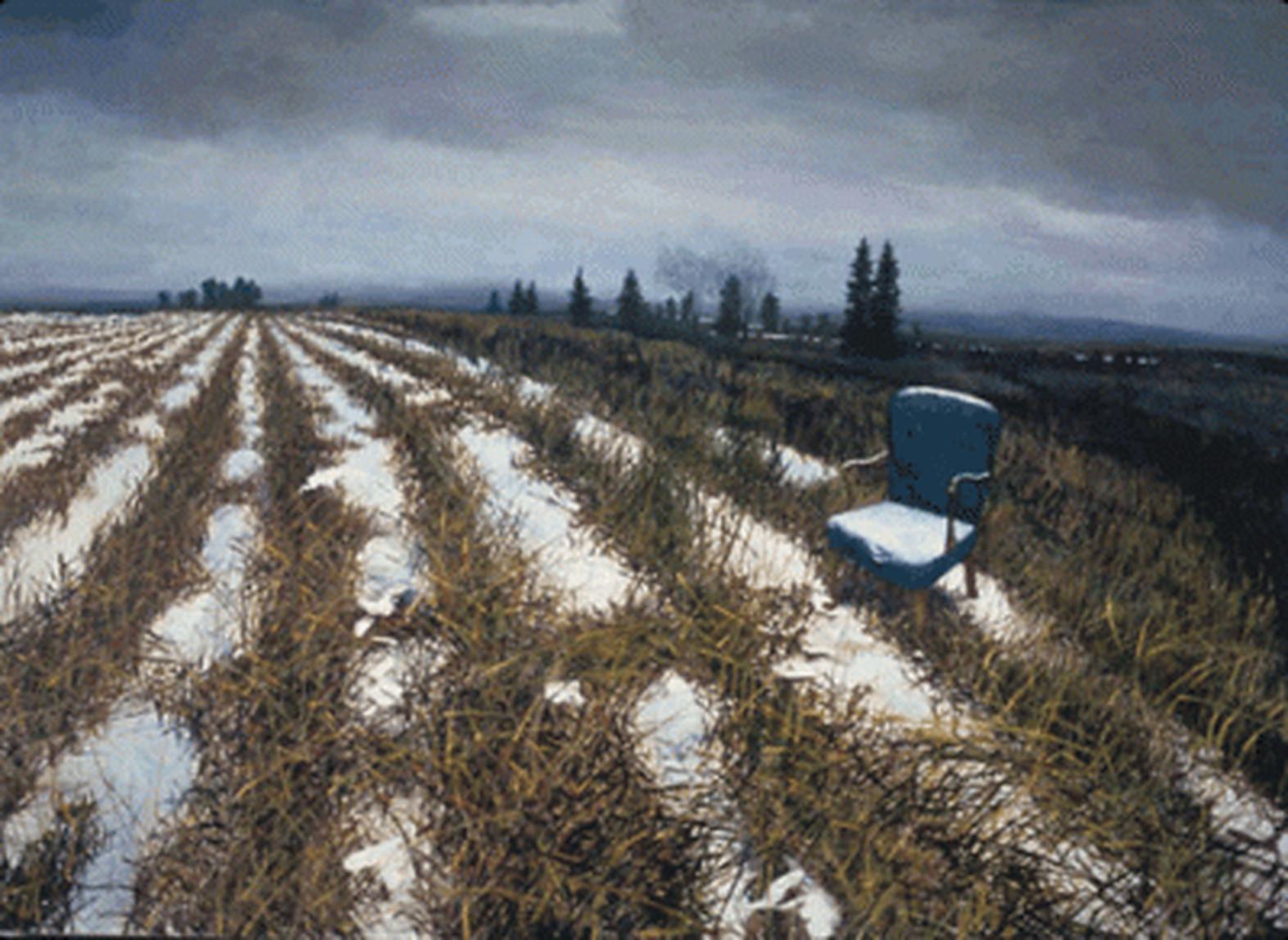 Landscape Painting de Brett Osborn - Silla Retrato