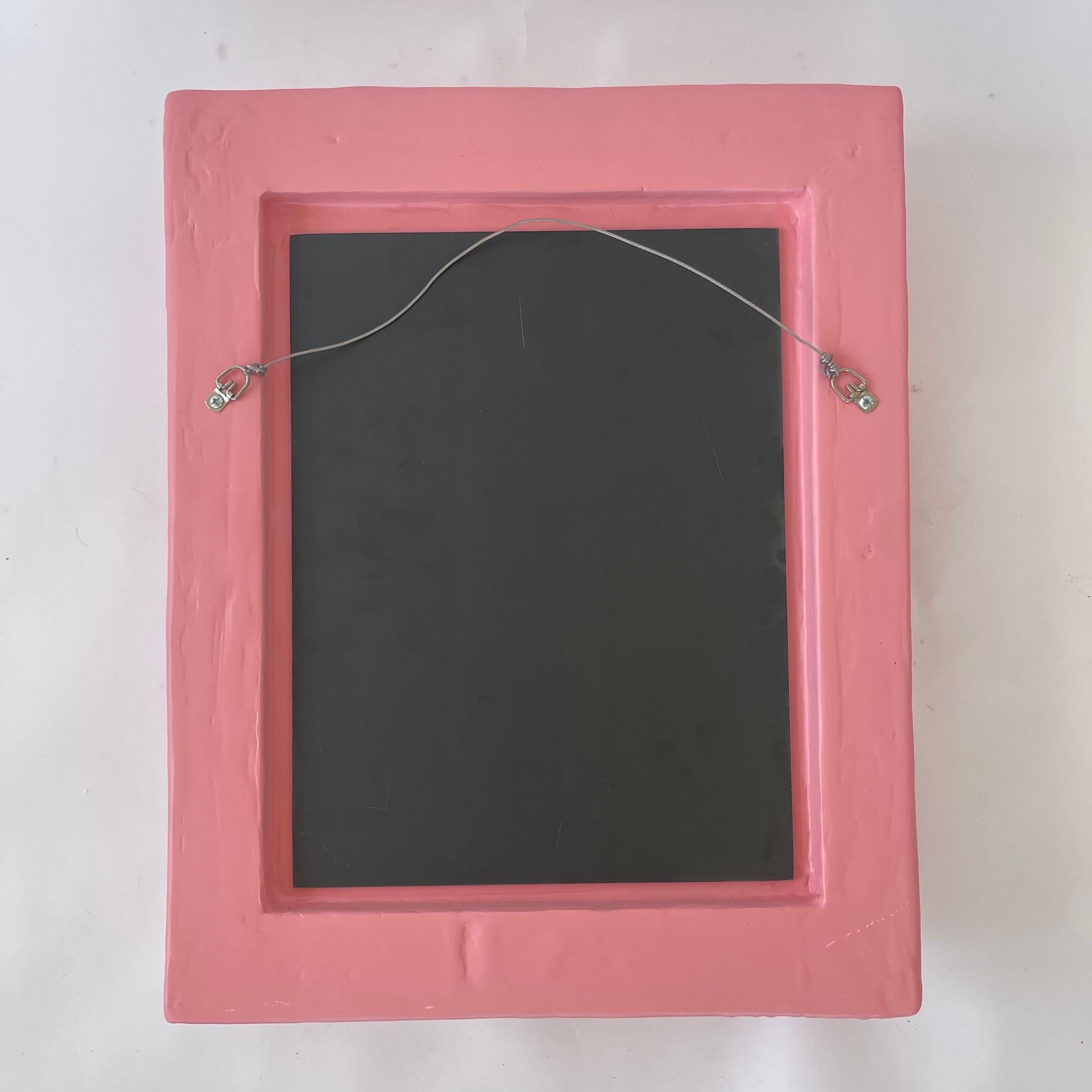 Brett Warr Studio Le' Stud Spiegel aus rosa Gips und Fiberglas, USA 2022 im Angebot 1