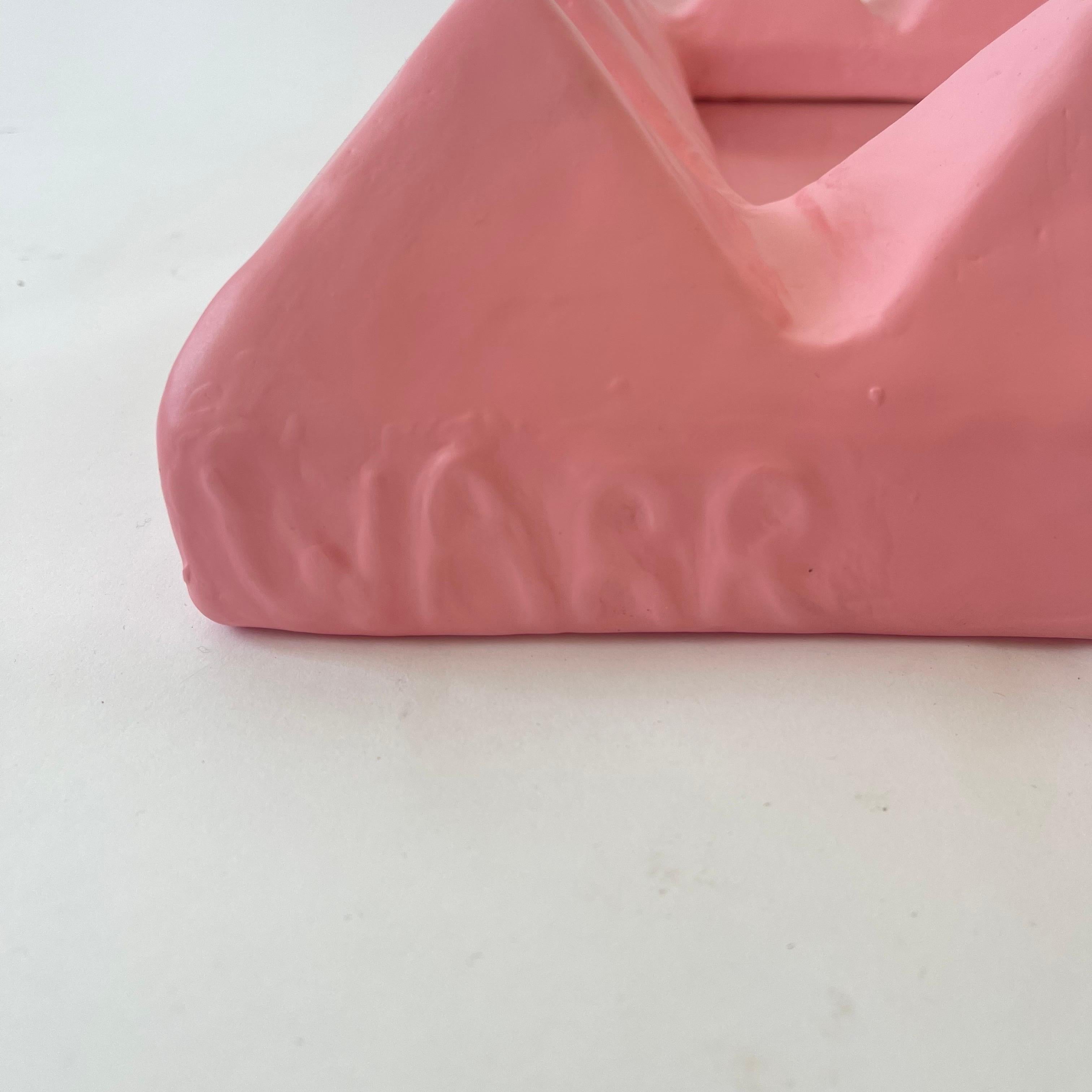 Brett Warr Studio Le' Stud Spiegel aus rosa Gips und Fiberglas, USA 2022 im Angebot 3