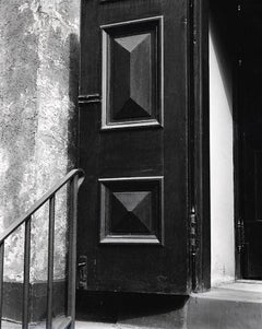 Church Door Bowery, New York Architecture Black and White 
