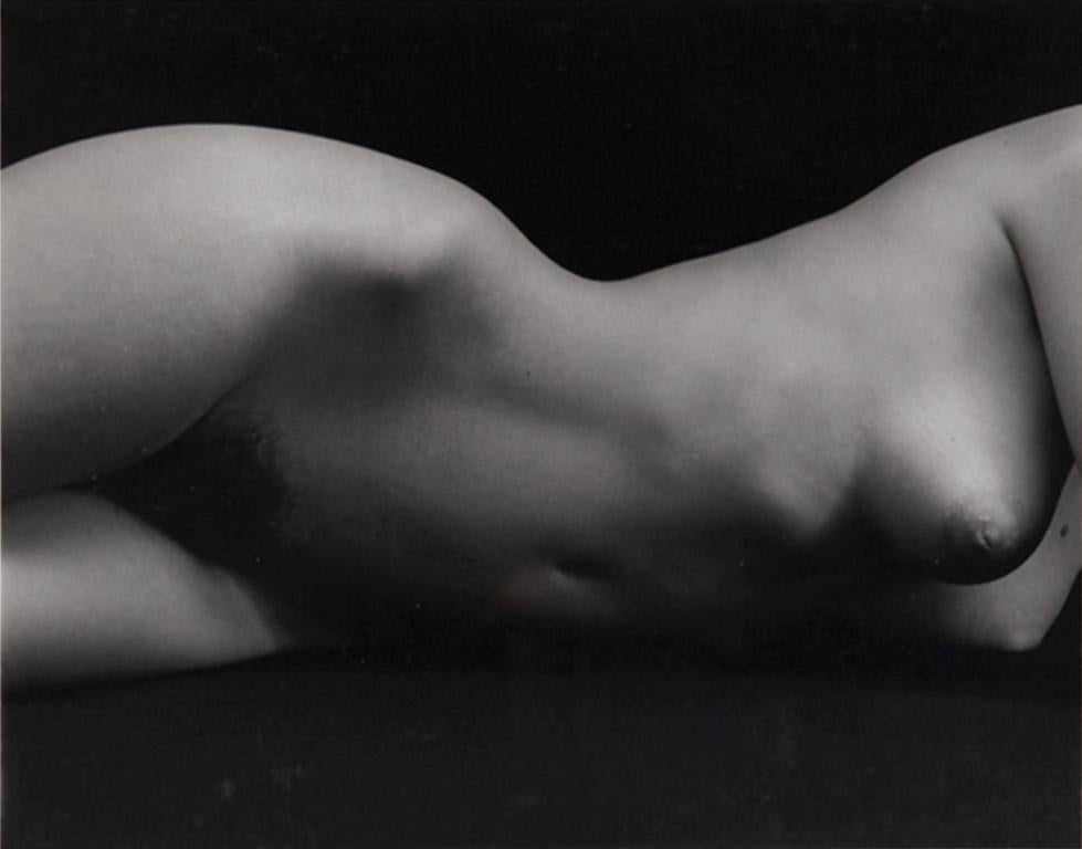 Brett Weston Nude Photograph - Classic Nude Horizontal