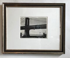 Manhattan Bridge or Untitled (Bridge construction/wire) Rare Vintage 