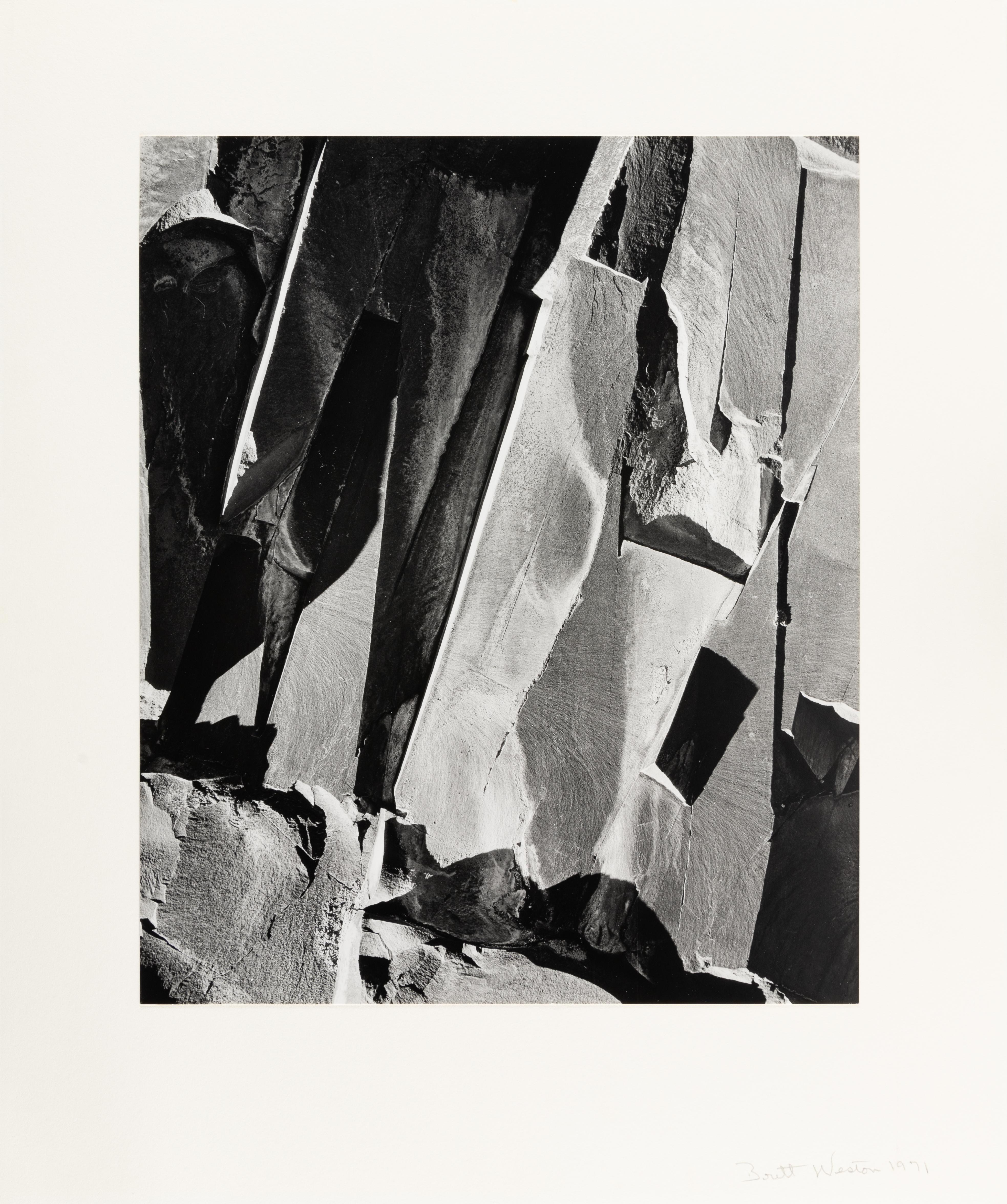 Rock Wall - Photograph de Brett Weston