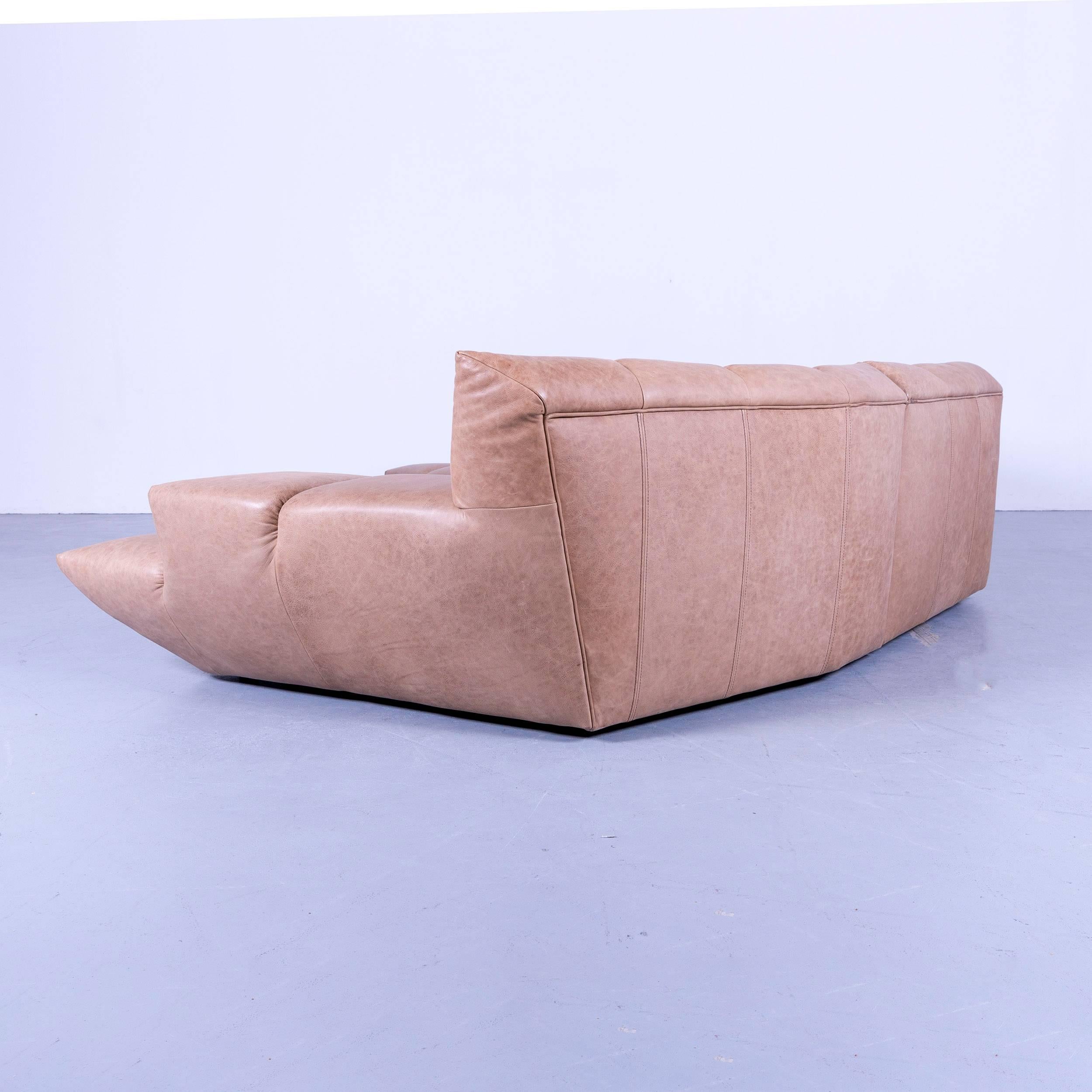 Bretz Cloud 7 Anilin Leather Designer Corner-Sofa Brown 8