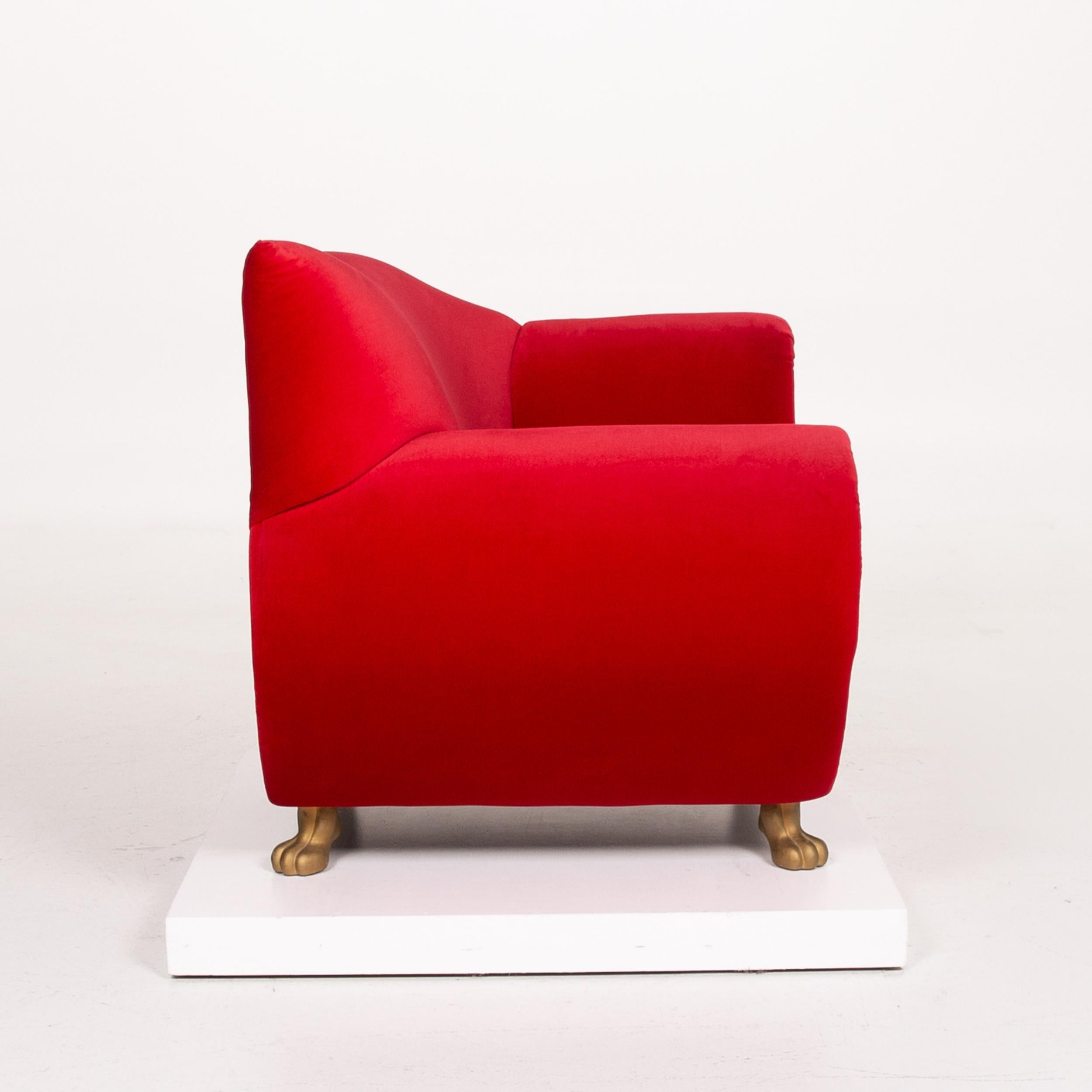 Bretz Gaudi Fabric Armchair Red For Sale 4