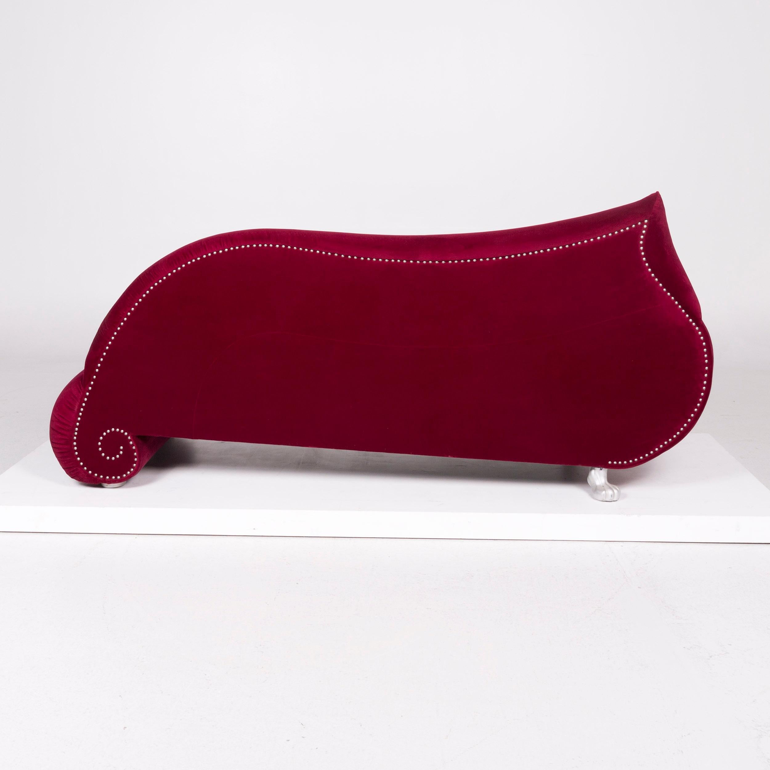 Bretz Gaudi Samt Sofa Rosa Zweisitzer 4