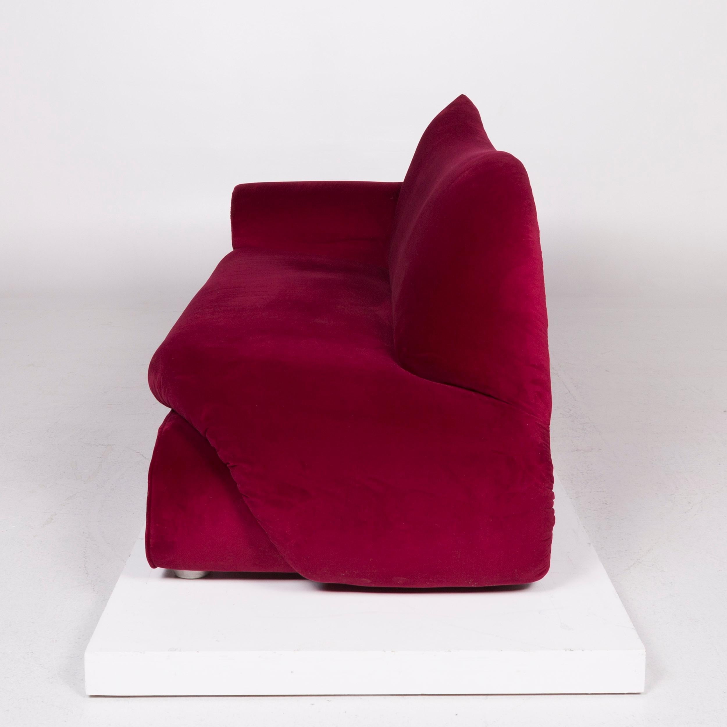 Bretz Gaudi Samt Sofa Rosa Zweisitzer 5