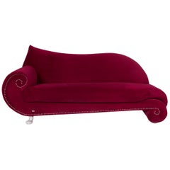 Bretz Gaudi Velvet Sofa Pink Two-Seat