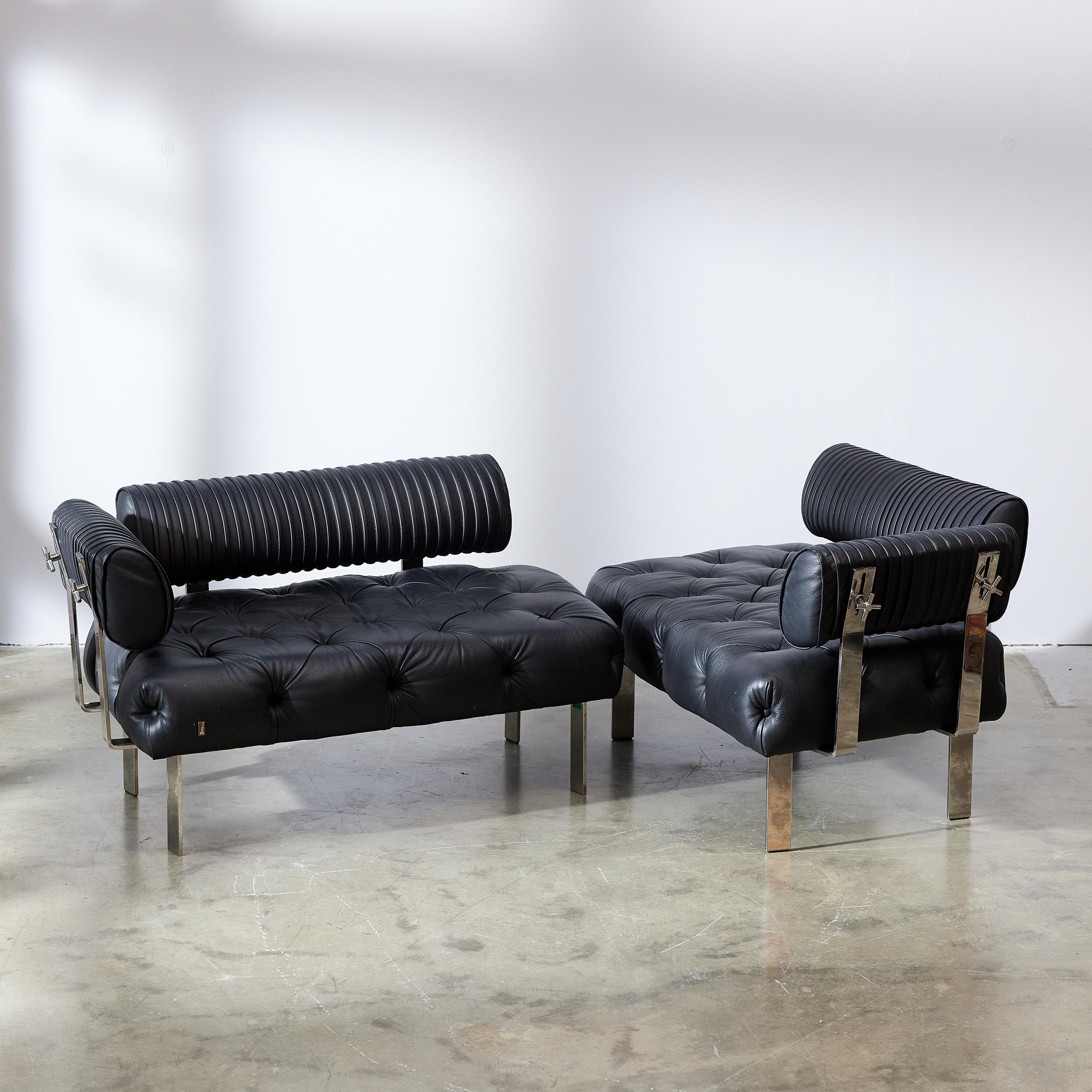 Bretz Highland Leather Sofa Set Germany For Sale 6