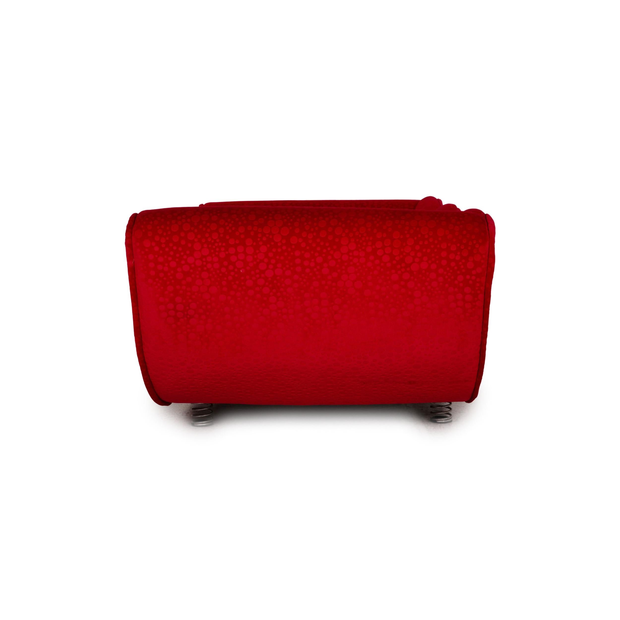 Bretz Laola Hookipa-Stoff-Sofa mit rotem Zweisitzer im Angebot 3