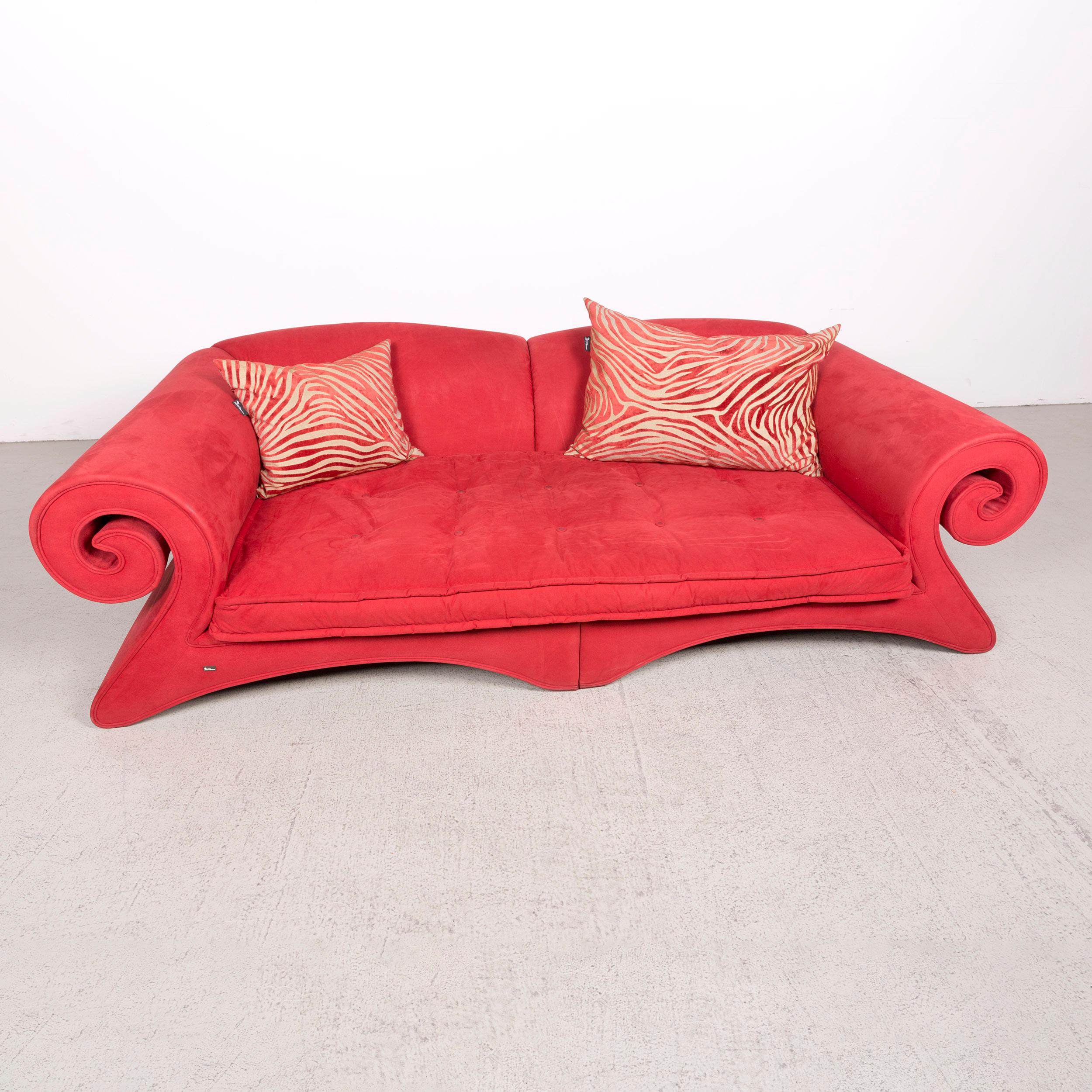 Modern Bretz Mammut G160 Designer Fabric Sofa Red Couch For Sale