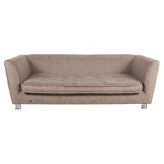 Bretz Monster Fabric Sofa Gray Beige Three-Seater Couch