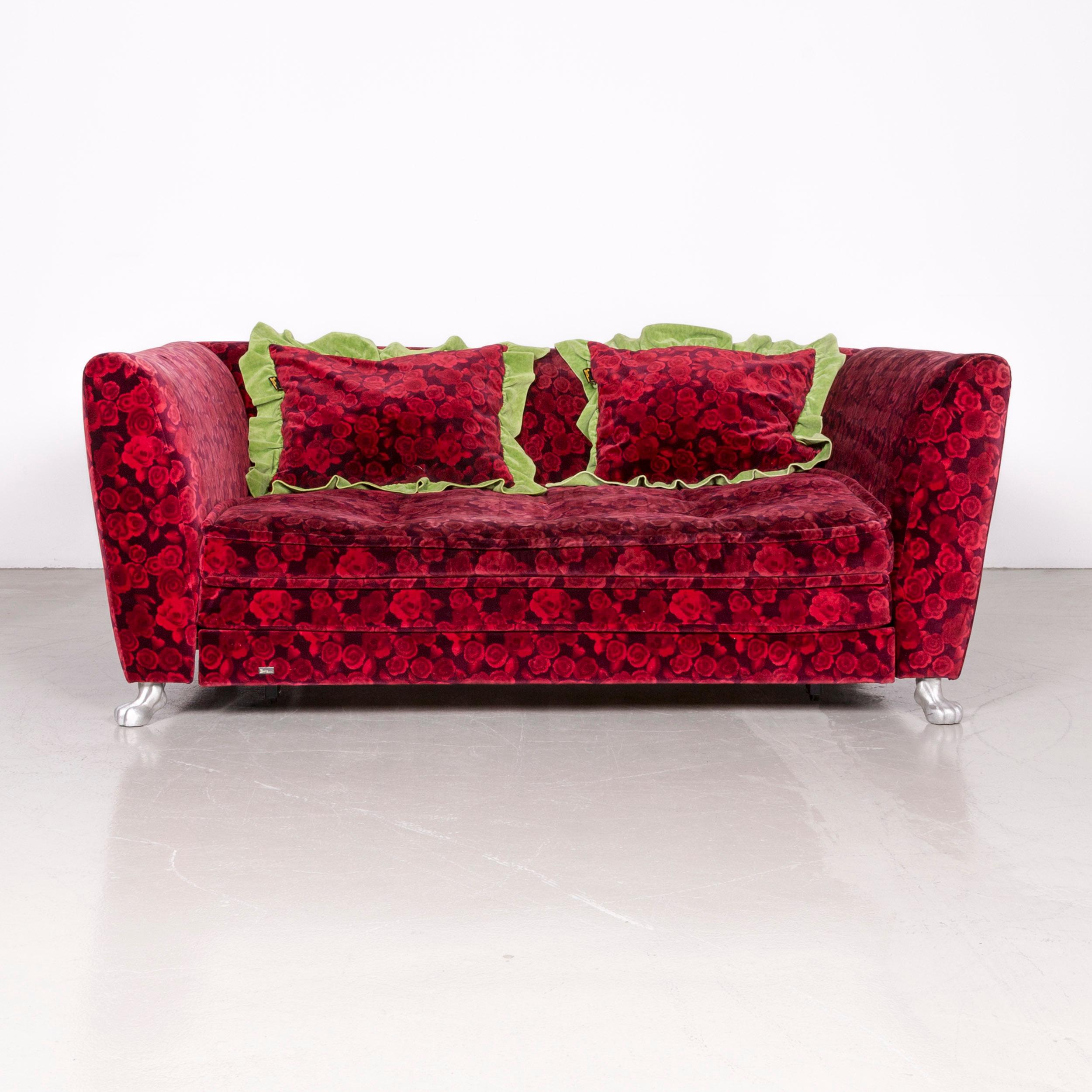 Bretz Monster fabric sofa red three-seat couch function sofa set.