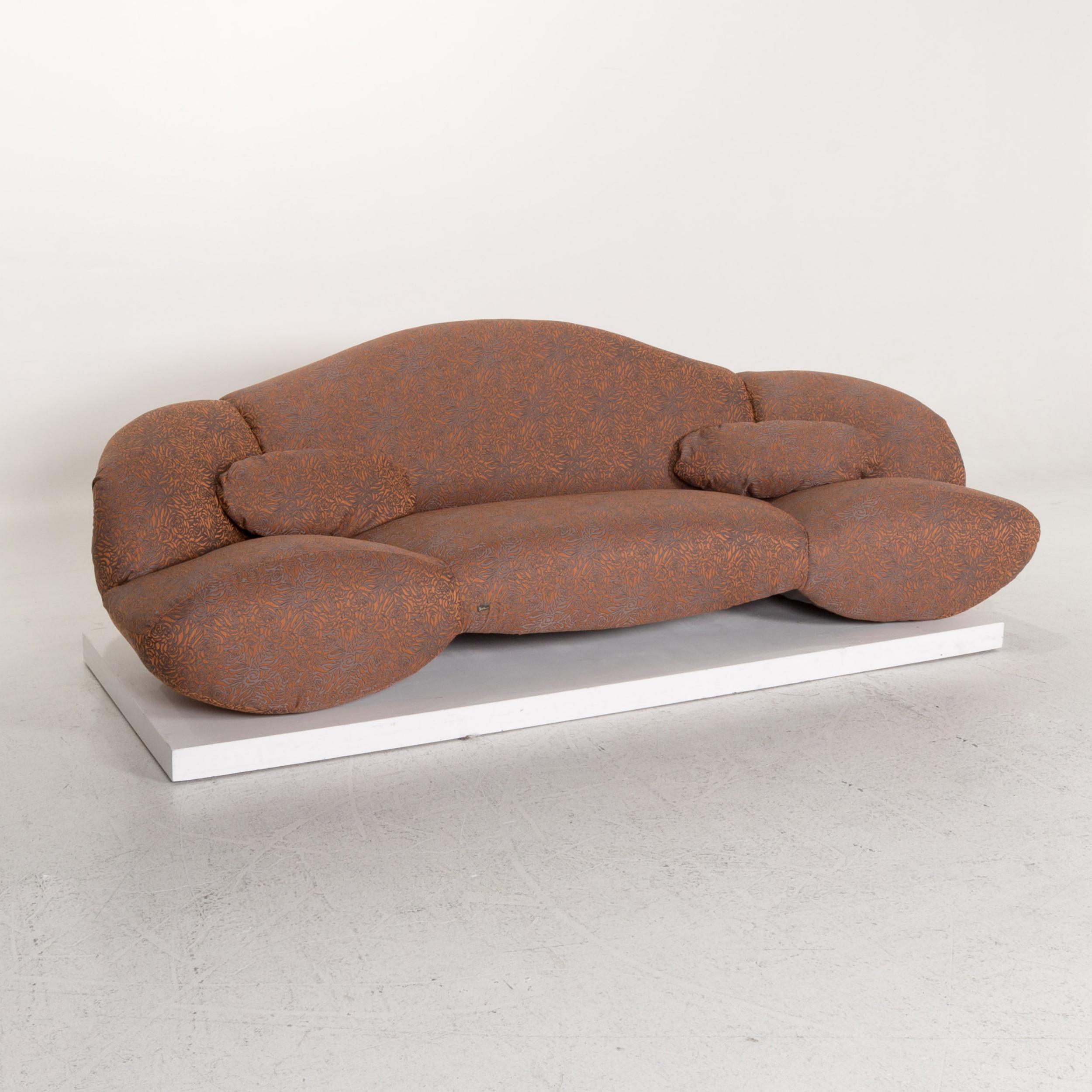 German Bretz Mumba Designer Fabric Sofa Four-Seat Couch