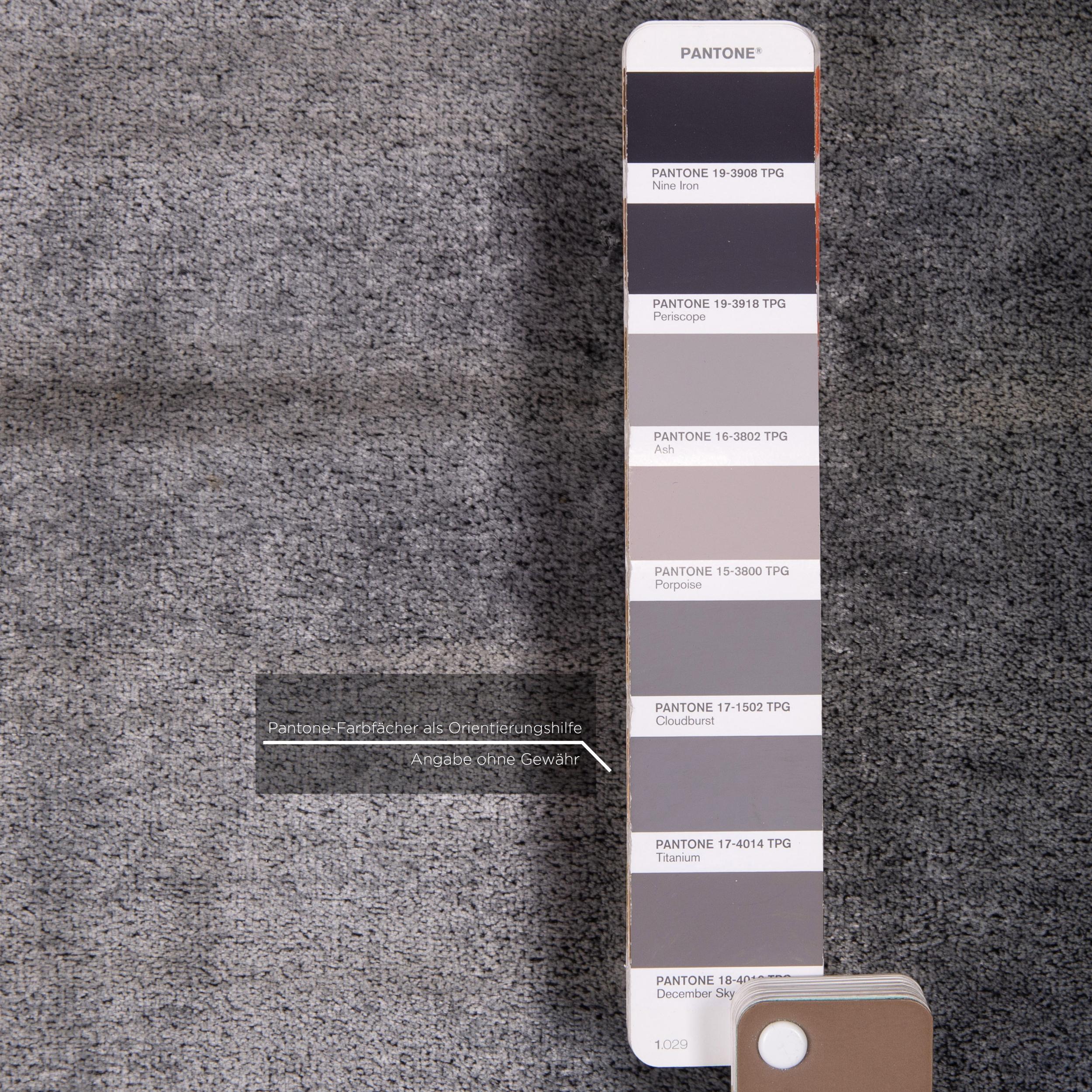 Bretz Napali Velvet Fabric Corner Sofa Incl Plexiglass Table Gray Berry Sofa For Sale 1
