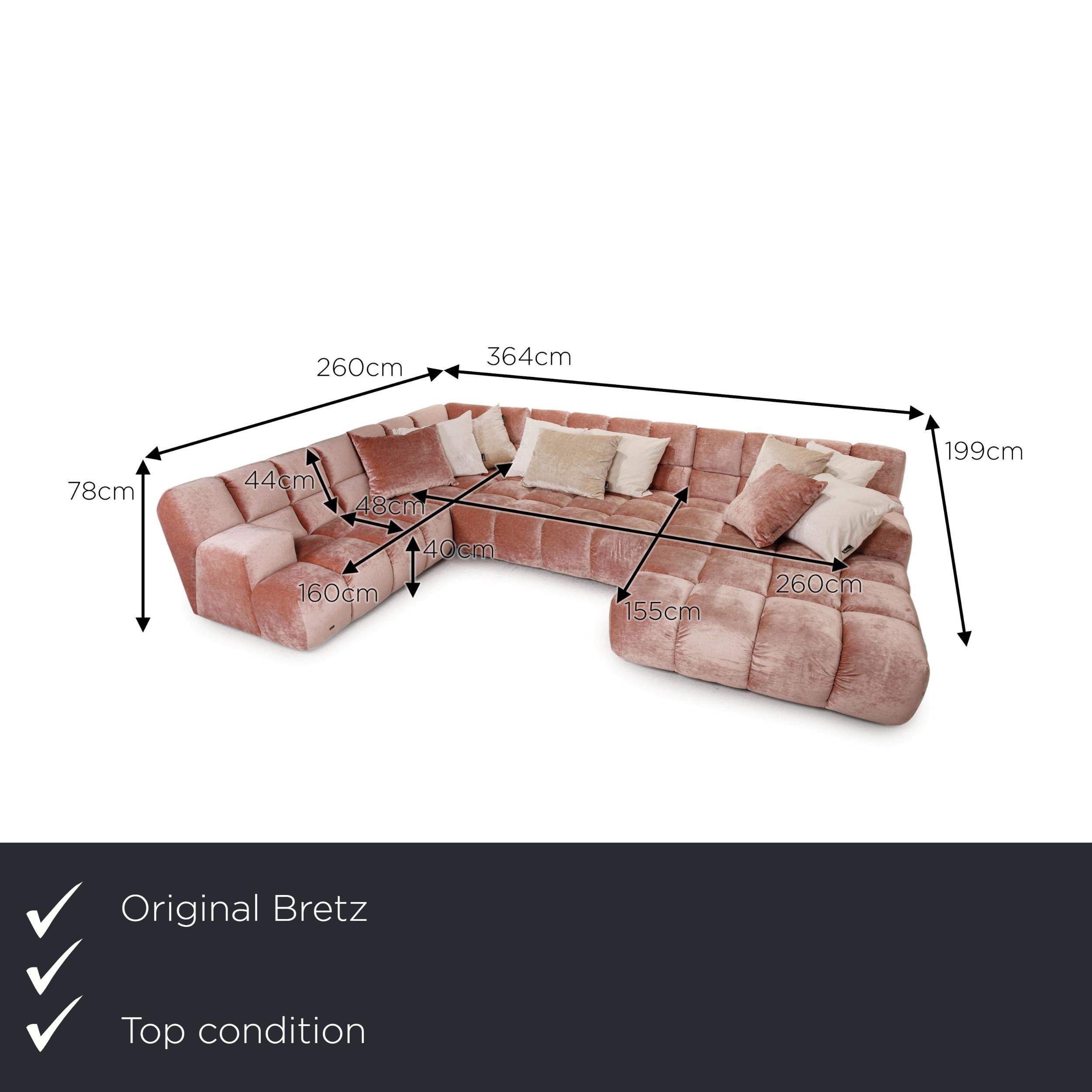 Wir präsentieren Ihnen ein Bretz Ocean 7 Stoffsofa rosa Ecksofa Couch.

Produktabmessungen in Zentimetern:

Tiefe: 260
Breite: 260
Höhe: 78
Sitzhöhe: 40
Ruhehöhe: 54
Sitztiefe: 48
Sitzbreite: 160
Rückenhöhe: 44.

 