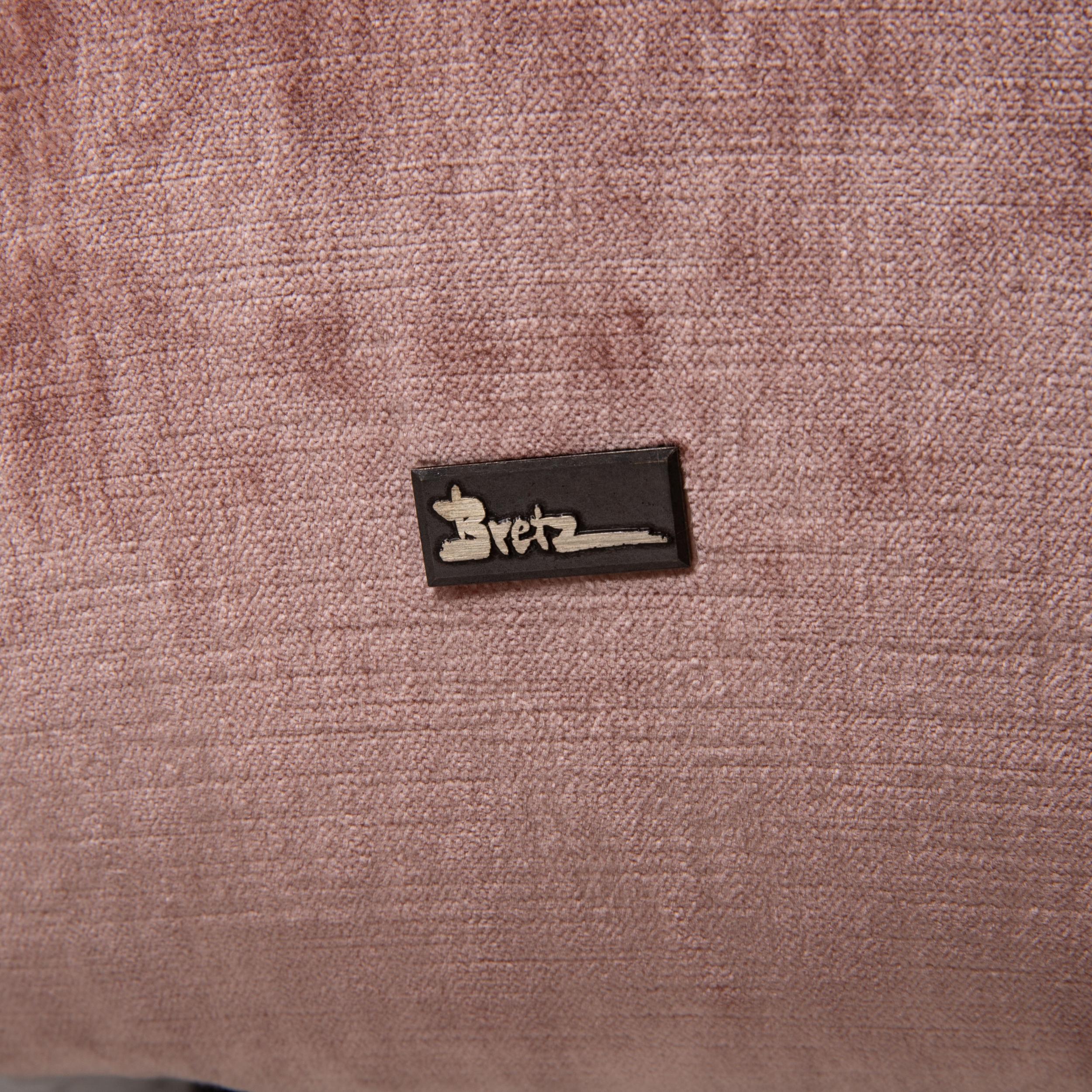 Bretz Ocean 7 Stoffsofa Rosa Ecksofa Couch (Deutsch) im Angebot