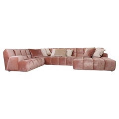 Bretz Ocean 7 Stoffsofa Rosa Ecksofa Couch