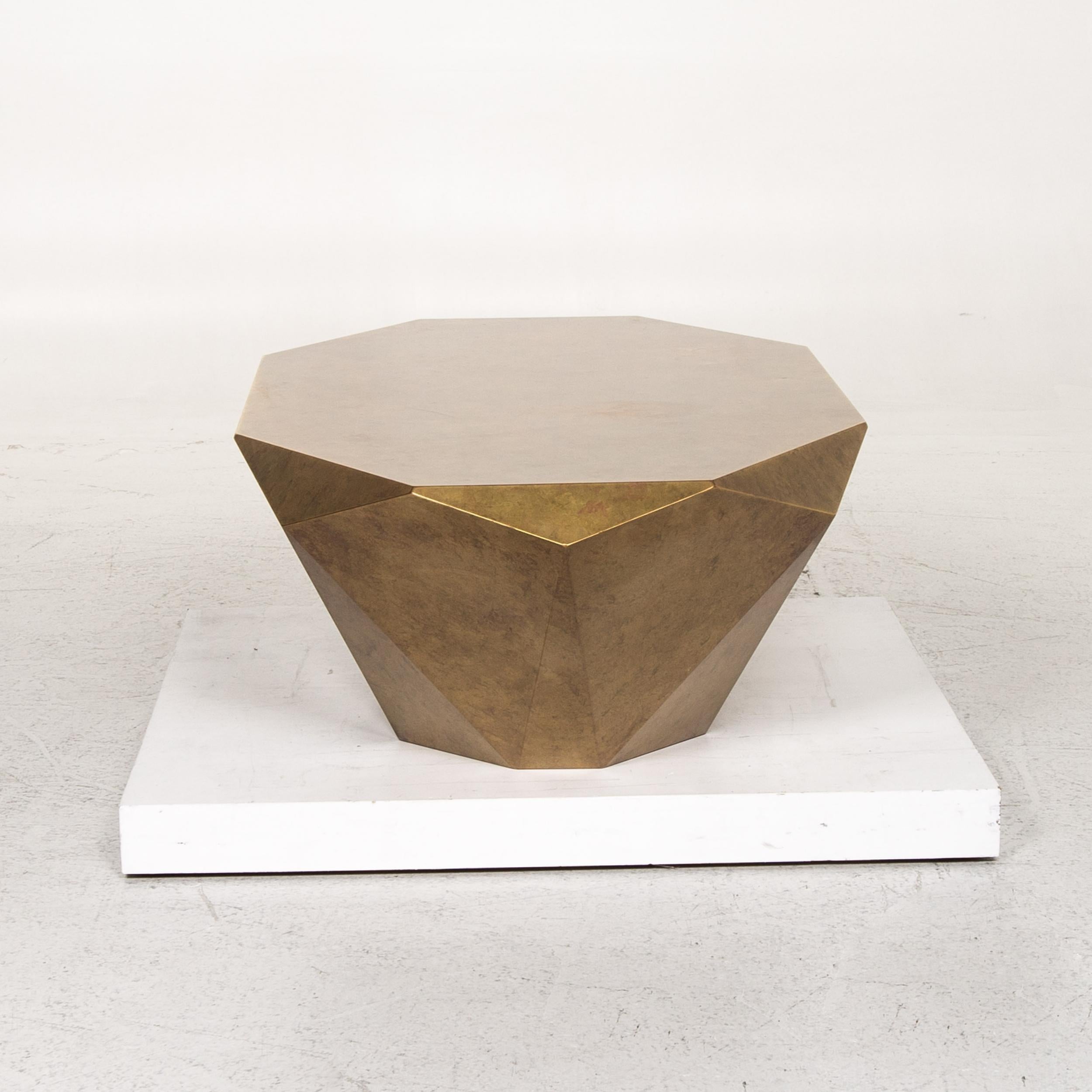 Bretz Stealth Metall Couchtisch Gold Tisch 1