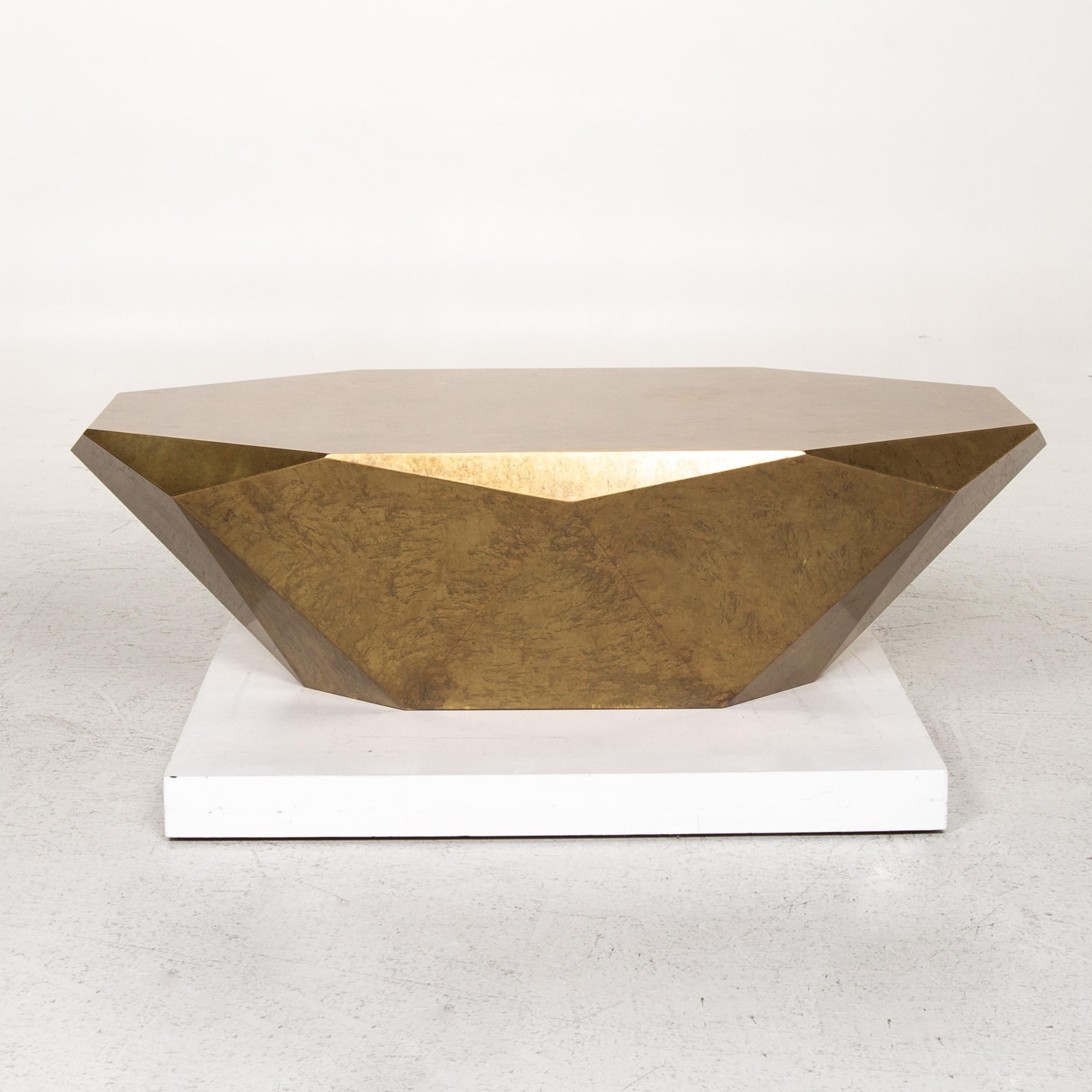Bretz Stealth Metall Couchtisch Gold Tisch 2