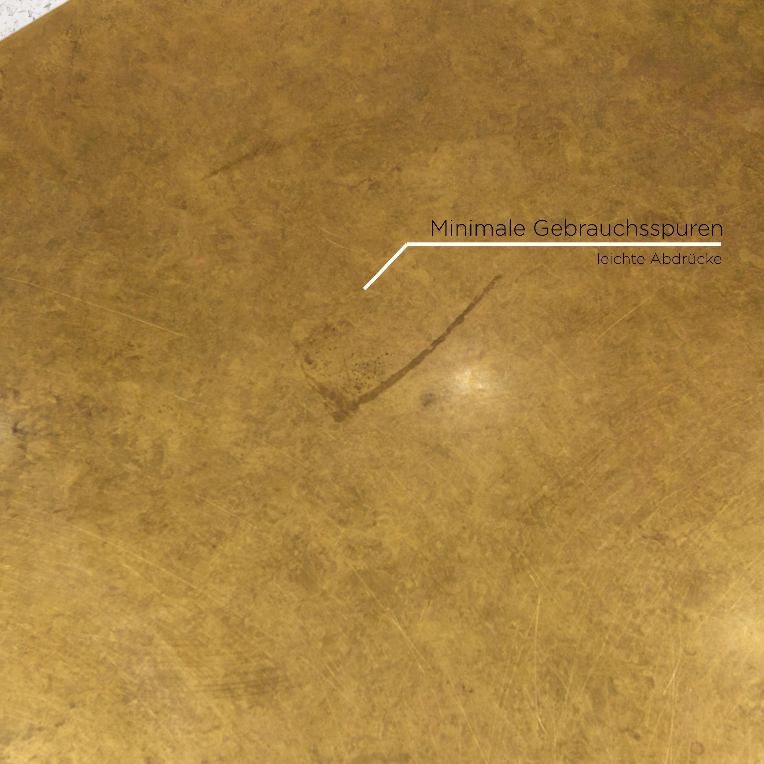 Bretz Stealth Metall Couchtisch Gold Tisch (Moderne)