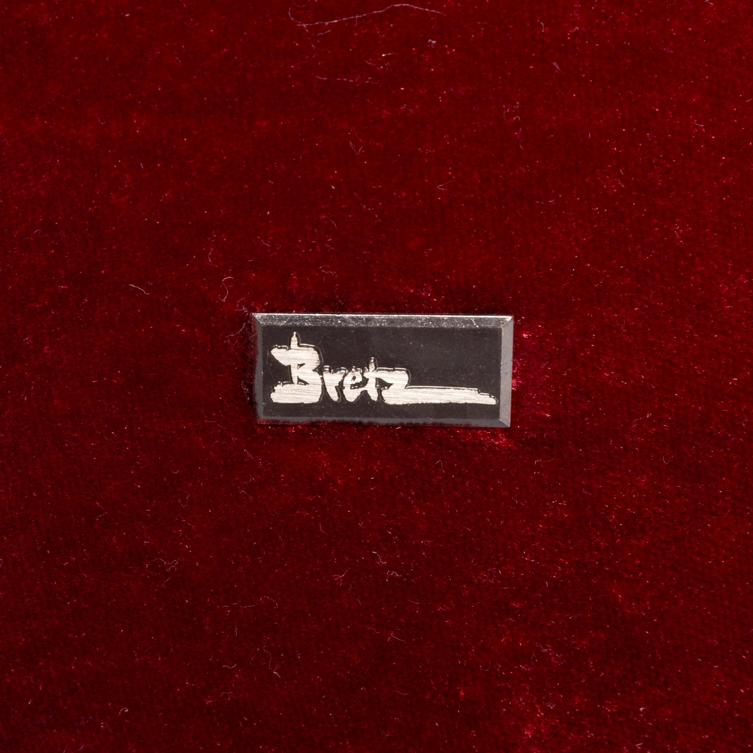 Bretz Velvet Fabric Lounger Red (21. Jahrhundert und zeitgenössisch) im Angebot