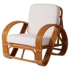 Vintage Bretzel bamboo armchair