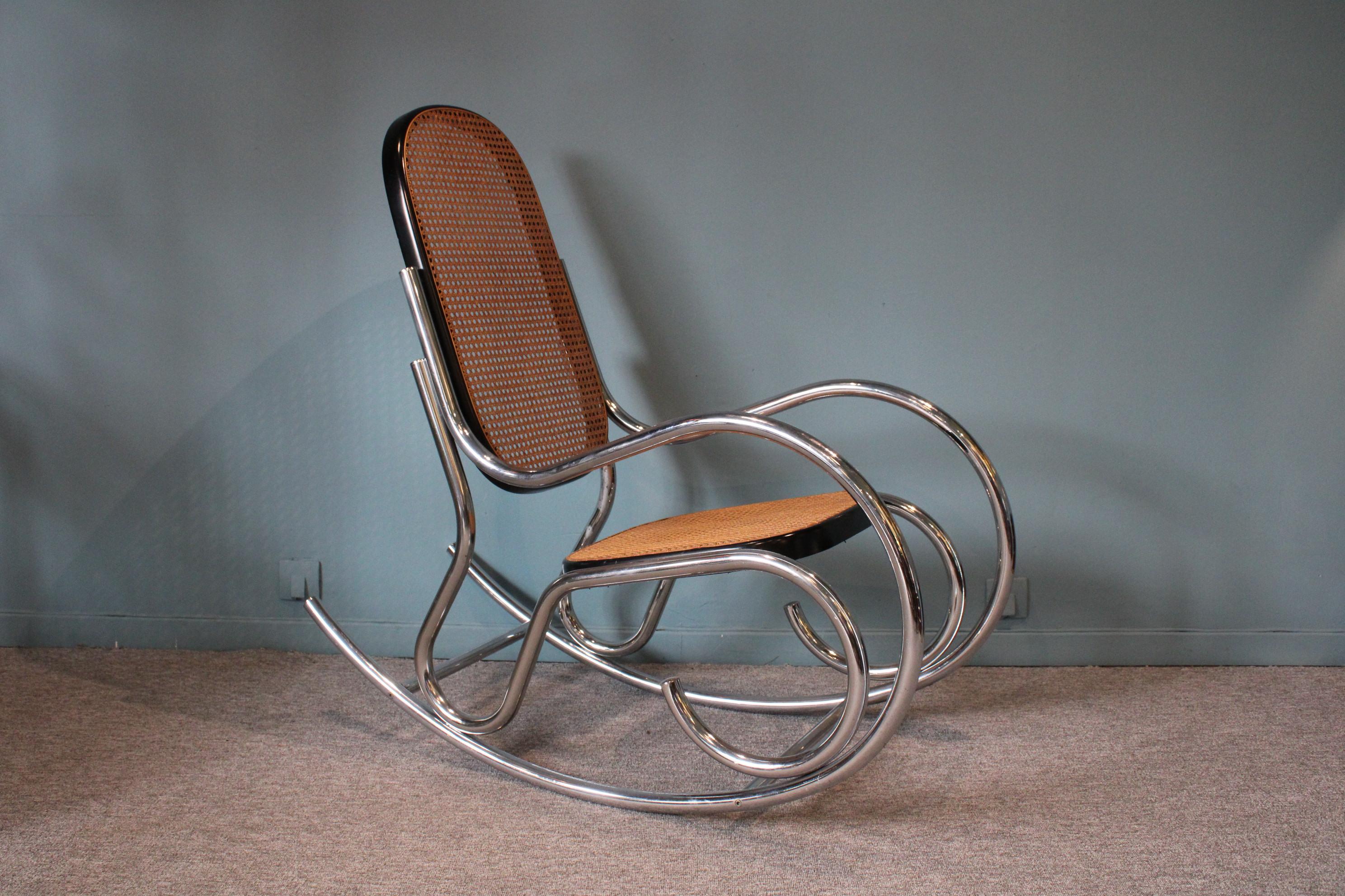 Rocking-chair by Marcel Breuer, 1980.