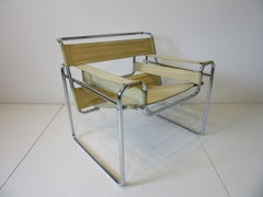 Breuer Wassily Canvas and Chromed Lounge Chair