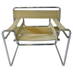 Breuer Wassily Canvas and Chromed Lounge Chair