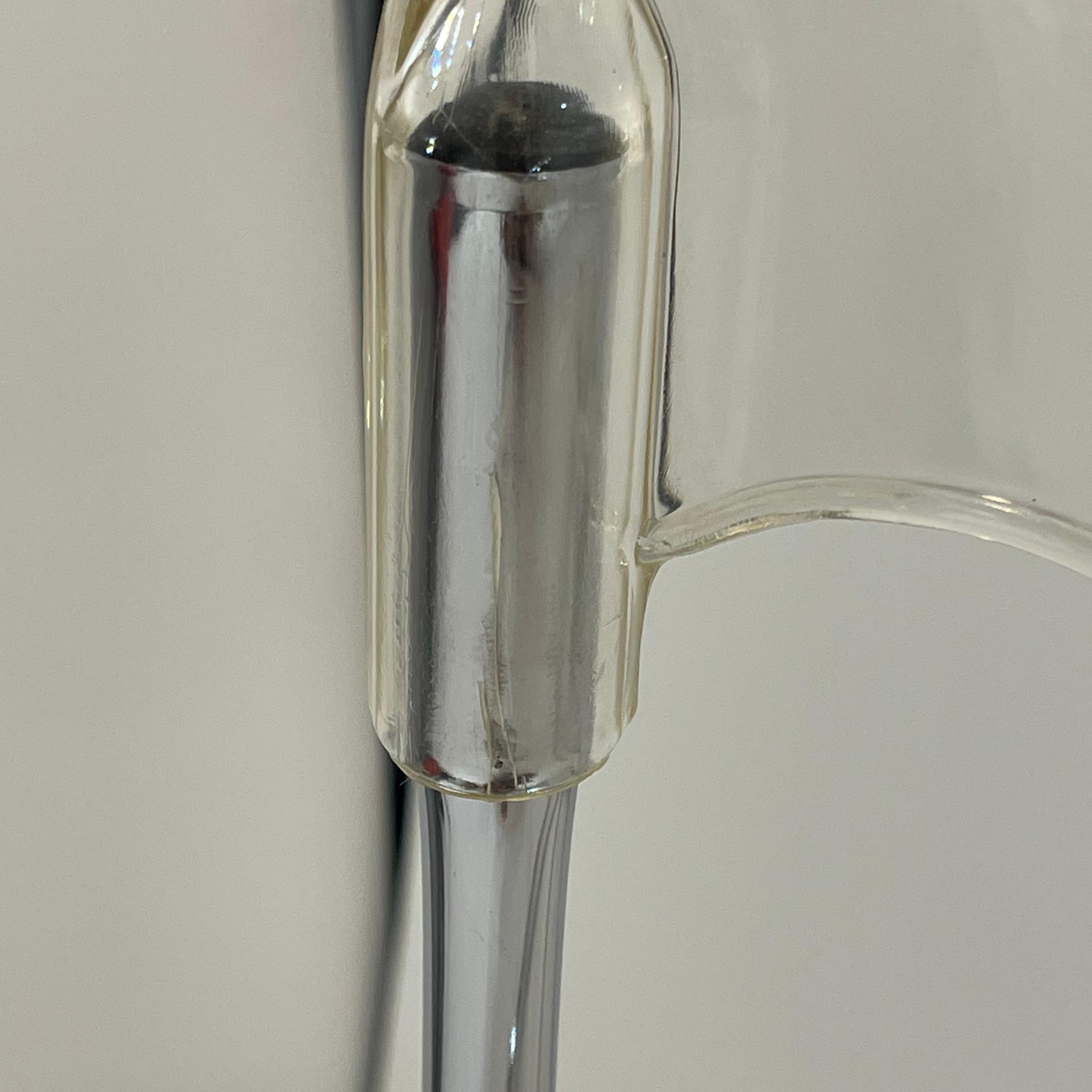 Brevettato Lucite and Chrome Folding Chair, Italy 1970s For Sale 9